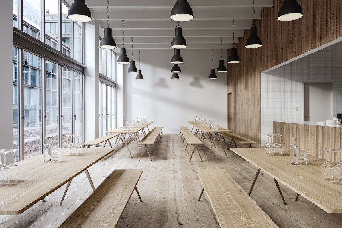 Canteen area in Nordic Light